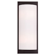 Livex Lighting Meridian 2 Light ADA Compliant Flush Mount Wall Sconce Bronze