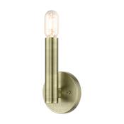 Livex Lighting Copenhagen 9" Tall Wall Sconce Antique Brass