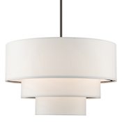 Livex Lighting Carrington 4 Light 23" Wide Waterfall Chandelier Bronze