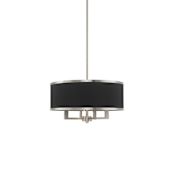 Livex Lighting Park Ridge 4 Light 18" Wide Drum Chandelier Brushed Nickel