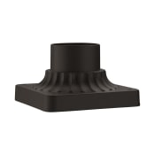 Livex Lighting 4" Tall Pier Mount Adapter Bronze