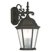 Livex Lighting Hamilton 3 Light Outdoor Wall Sconce Textured Black