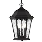 Livex Lighting Hamilton 3 Light Outdoor Pendant Textured Black