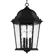 Livex Lighting Hamilton 3 Light Outdoor Pendant Textured Black