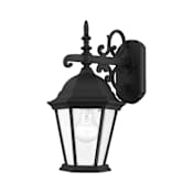 Livex Lighting Hamilton 15" Tall Outdoor Wall Sconce Textured Black