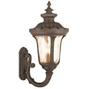 Livex Lighting Oxford 4 Light Outdoor Lantern Wall Sconce Imperial Bronze