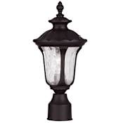 Livex Lighting Oxford 16" Tall Outdoor Single Head Post Light Bronze
