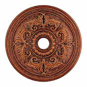 Livex Lighting Ceiling Medallion from Ceiling Medallion Series - 30.5" Diameter x 1.5" Height Crackled Greek Bronze