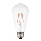 Livex Lighting Filament LED Bulbs Pack of (10) 7.7 Watt Dimmable ST19 Medium (E26) Bulbs- 800 Lumens, 3000K, and 90CRI N/A
