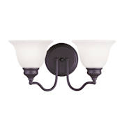 Livex Lighting Essex Bathroom Vanity Bar with 2 Lights Bronze