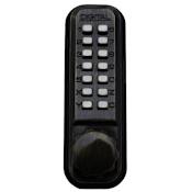 Lockey 2000 Series Surface Mount Keyless Entry Single Combination Mechanical Deadbolt Antique Brass