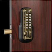 Lockey M Series Keyless Entry Double Combination Mechanical Deadbolt Antique Brass