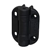 Lockey SUMO 3-1/2" x 2-5/8" Adjustable Self-Closing Gate Spring Hinge - Pair Black