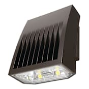 Lumark Crosstour Single Light 7" Tall LED Commercial Wall Pack - 26W / 4000K Carbon Bronze