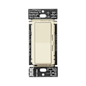 Lutron Diva Electronic Low-Voltage, Halogen, Incandescent, LED Dimmer Almond