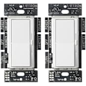 Lutron Pack of (2) - Diva 150 Watt 120 Volt Single Pole/3 Way LED+ Dimmer Switch White