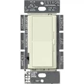 Lutron Diva Single Pole/3-Way Halogen, Incandescent Dimmer Switch with Night Light Biscuit