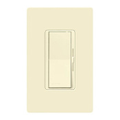 Lutron Diva 600 Watt 120 Volt Single Pole/3-Way Incandescent/Halogen CL Dimmer with Faceplate Almond