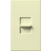 Lutron Nova T Quiet 3-Speed Fan Control, 1.5A Paddle Fan, Single-Pole, 120V, Small Control, Wall Plate Included Almond