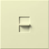 Lutron Nova T MLV Dimmer Switch, 1200W (1500VA), Single-Pole, No Neutral Required, 120V, Small Control, Wall Plate Included Almond