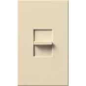 Lutron Nova T Momentary Contact Switch, 24V, Single-Pole/Multi-Location, Wall Plate Included Beige