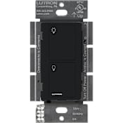 Lutron Caseta Original 6 Amp Light 3.6 Amp Fan Smart Switch Black
