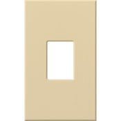 Lutron Architectural 1 Gang Wall Plate for Nova T Dimmers and Switches Ivory