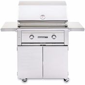 Lynx Sedona Pre-Assembled 46000 BTU 30 Inch Wide Liquid Propane Free Standing Grill Stainless Steel