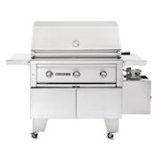 Lynx Sedona Ada Compliant 69,000 Btu 36 Inch Three Burner Freestanding Natural Gas Grill With Prosear Burner And Led Lit Controls Stainless Steel