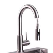 Lynx Gooseneck Pulldown Faucet Stainless Steel