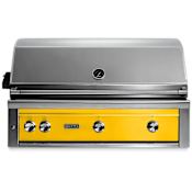 Lynx Grills Professional 69,000 BTU 42 Inch Wide Natural Gas Built-In Grill with All Trident Infrared Burners California Poppy