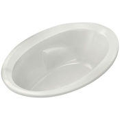 Maax Twilight 60" Drop In Acrylic Soaking Tub with Reversible Installation - Less Drain White