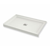 Maax B3Square 47-7/8" x 31-7/8" Rectangular Shower Base with Single Threshold and Center Drain White