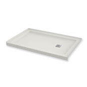 Maax B3Square 59-7/8" x 31-7/8" Rectangular Shower Base with Single Threshold and Right Drain White