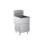 Magic Chef 70 Lbs. Fat Capacity Propane 150000 BTU Free Standing Open Pot Deep Fryer with 14.4" x 13.8" Fry Area Stainless Steel