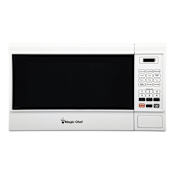 Magic Chef 21 Inch Wide 1.3 Cu. Ft. 1000 Watt Countertop Microwave with Easy-Touch Electronic Controls White