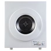 Magic Chef 24 Inch Wide 3.5 Cu. Ft. Electric Dryer with Sensor Dry White