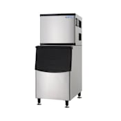 Magic Chef Norpole 23 Inch Wide Modular Ice Machine with 350 Lbs. Daily Ice Production Stainless Steel