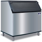 Manitowoc 48 Inch Wide 882 lbs. Capacity Ice Bin Only, with Lift Up Door N/A