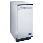 Manitowoc 15 Inch Wide Undercounter Ice Machine with 42, 52 Lbs. Daily Ice Production Stainless Steel