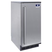 Manitowoc 15 Inch Wide Undercounter Ice Machine with 31, 41 Lbs. Daily Ice Production Stainless Steel