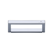 Manzoni Box Series 3-3/4" Center to Center Urban Modern Open Frame Cabinet Handle / Cabinet Pull Polished Chrome