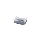 Manzoni Leaf 1-3/4 Inch Zamac Designer Cabinet Knob from the Urban Modern Collection Polished Chrome