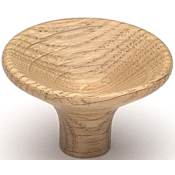 Manzoni Mid Century 1-1/2 Inch Wood Mushroom Cabinet Knob from the Designer Wood Collection Oak