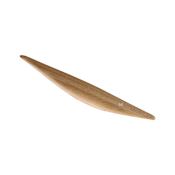 Manzoni Cape  8-13/16" Center to Center Designer Wood Finger Cabinet Pull / Wood Drawer Pull Oak