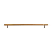 Manzoni Designer Wood 12-5/8 Inch Center to Center Bar Cabinet Pull Oak