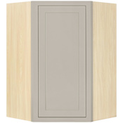 Maplevilles Cabinetry Inset 27" Wide x 39" Tall Single Door Corner Wall Cabinet Tuscan Grey