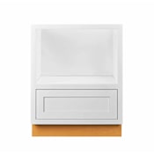 Maplevilles Cabinetry Inset 27" Wide x 35" Tall Base Cabinet with Single Drawer Snow White