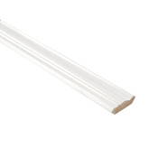 Maplevilles Cabinetry Inset 96" Long x 2-1/2" Tall Crown Molding for Kitchen Cabinets Snow White