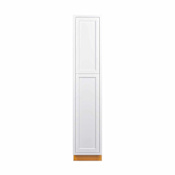 Maplevilles Cabinetry Inset 18" Wide x 93" Tall Double Door Tall or Pantry Cabinet Snow White